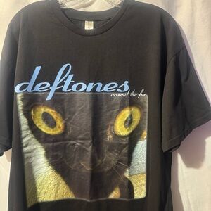 Deftones Around The Fur Album Band Graphic T Shirt Size XL Black Modern NWOT
